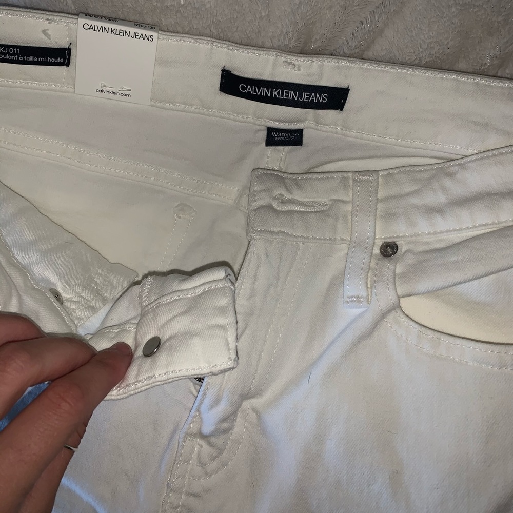 White Calvin Klein Jeans